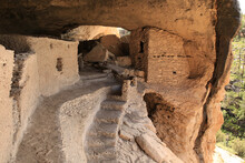 Gila Cliff Dwellings National Monument In New Mexico, USA