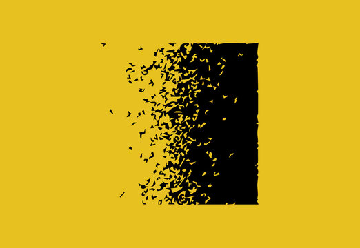 Fragmented letter I