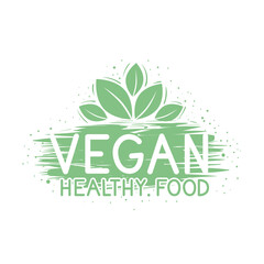 Sticker - vegan healthy food