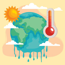 Melting World Due Warming Global