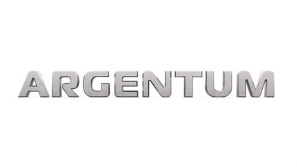 Poster - Gray metallic 3d text 