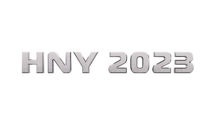 Poster - Gray metallic 3d text 