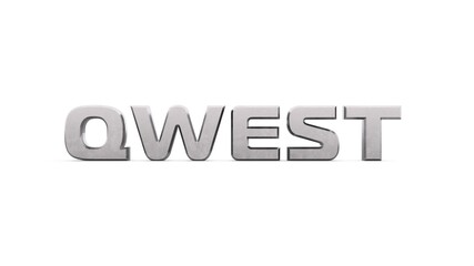 Poster - Gray metallic 3d text 