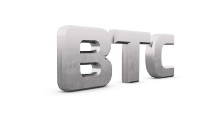 Poster - Gray metallic 3d text 