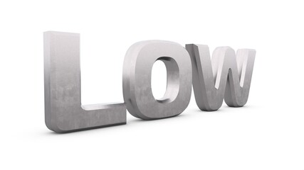 Poster - Gray metallic 3d text 