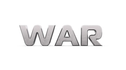Poster - Gray metallic 3d text 