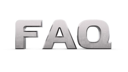 Poster - Gray metallic 3d text 