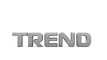Poster - Gray metallic 3d text 