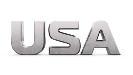 Poster - Gray metallic 3d text 