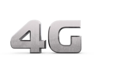 Poster - Gray metallic 3d text 