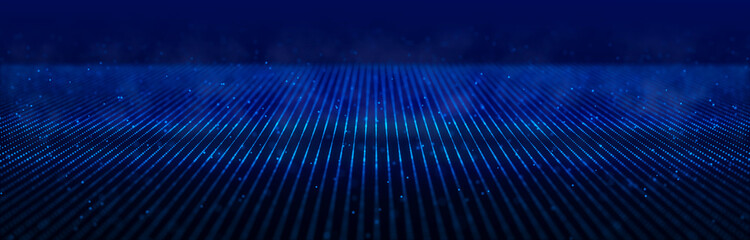 Poster - Dust particles. Abstract background of particles. Dots background. Futuristic digital dots background. 3d rendering.