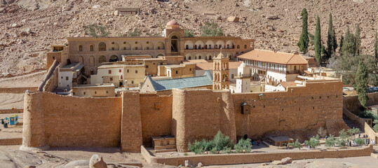 Saint Catherine's Monastery. Greek Orthodox monastery. Sinai. Egypt.