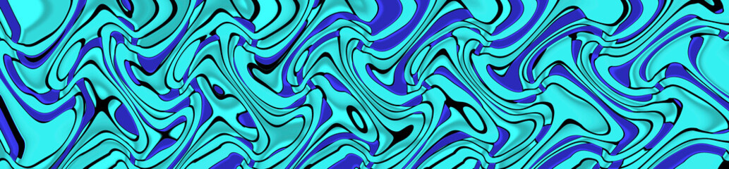 Wall Mural - Bright multicolor background. Blue violet wavy pattern.	