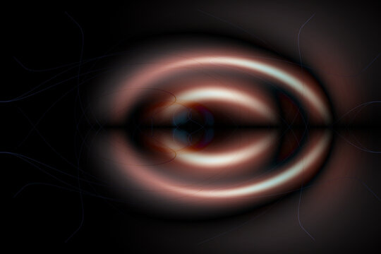 abstract background with red waves and shadows in dark colors, abstract