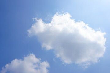 blue sky and clouds