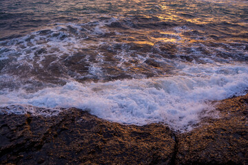 Canvas Print - Sunset by the sea