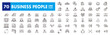 © yukipon00 - Business people office management human resources icons