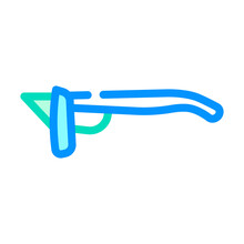 Prismatic Glasses Color Icon Vector. Prismatic Glasses Sign. Isolated Symbol Illustration