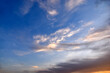 © Lushchikov Valeriy - Evening sunset sky with clouds in summer