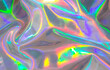 Rainbow background. Holographic abstract colors background