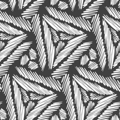 Poster - Pattern with simple shapes for your design.