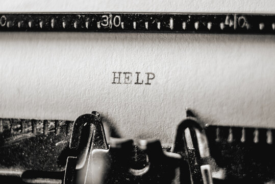Text Help on retro typewriter