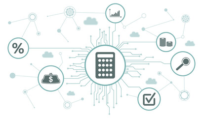 Wall Mural - Concept of accounting