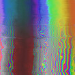 abstract glitch overlays grunge halftone colored dotted texture with abstract glitch multicolored.