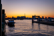 Sunset Of Tokyo Bay