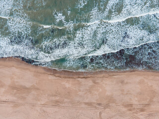 The colors of the sea, the sand on the beach and the forest | Argentina