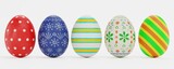 Fototapeta  - Realistic 3D Render of Easter Eggs