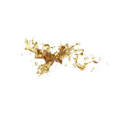 Naklejka na meble 3D illustration of realistic oil splash