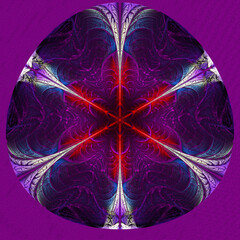 Wall Mural - 3d effect - abstract hexagonal round pattern 