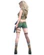 © vladnikon - 3D comics cosplay anime secret agent woman.