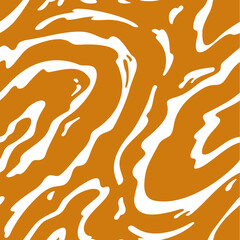 Leinwandbilder - Vector Seamless Pattern with Flowing Gold Caramel. Abstract Sweet Texture. Creative Food Background for Packaging Design and Advertisement