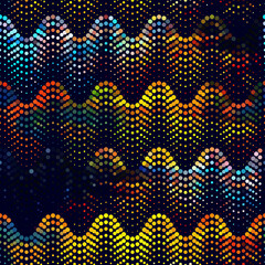Poster - Pattern with simple shapes for your design.