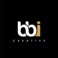 BBI Letter Initial Logo Design Template Vector Illustration