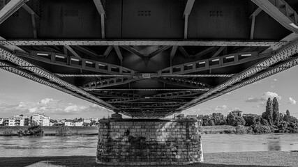 Wall Mural - The foot of the bridge