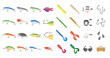 Angling and Fishing Lure Icon