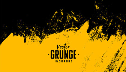 black and yellow abstract dirty grunge background