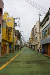 Naklejka na meble Goza Gintengai city in Okinawa, Japan - 日本 沖縄 銀天街