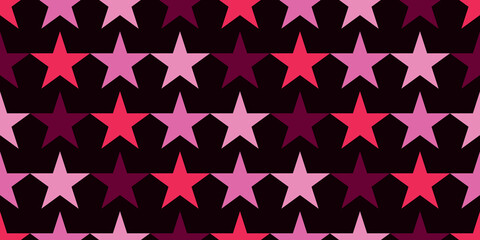 Sticker - vector pattern of stylized stars for design and textile