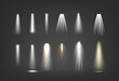 © tovovan - Different lightt effects vector set isolated on transparent