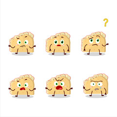 Sticker - Cartoon character of apple sandwich with what expression