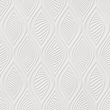 Embossed Motif Pattern On Paper Background, Seamless Texture, Geometric Waves Pattern, Paper Press, 3d Illustration	