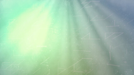 Poster - Abstract 3D illustration - nice bright hi-tech abstract background, scientific concept