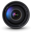 © Cobalt - Camera photo lens 3D icon, realistic technology symbol design.