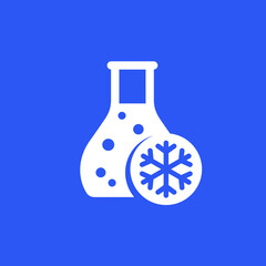 Poster - endothermic chemical reaction vector icon