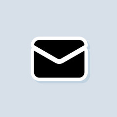 Poster - Email sticker. Envelope. Newsletter logo. Email and messaging icons. Vector on isolated background. EPS 10