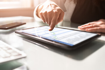 Poster - Business Agenda Schedule And Gantt Chart